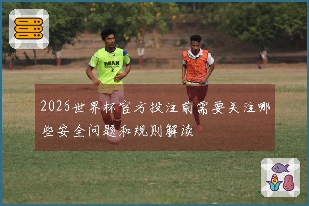 2026世界杯官方投注前需要关注哪些安全问题和规则解读