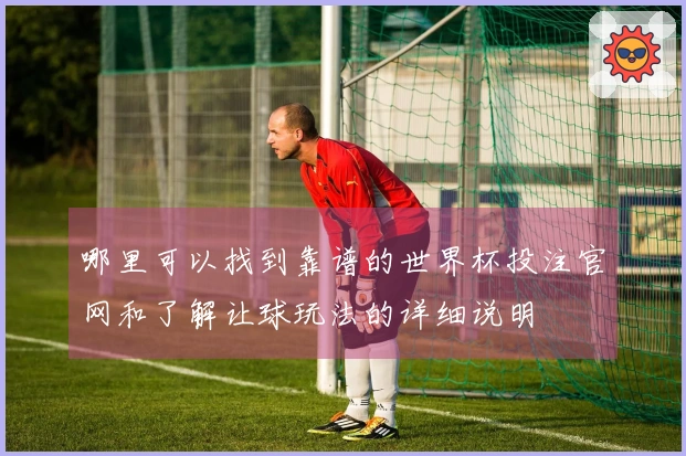 哪里可以找到靠谱的世界杯投注官网和了解让球玩法的详细说明